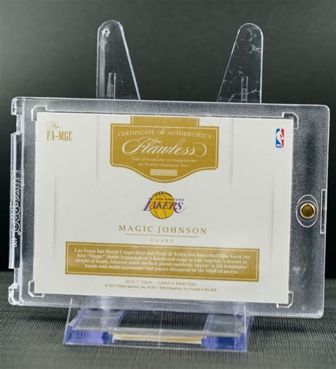 Panini Flawless Magic Johnson Autographs Fa Mgc Signatures Ebay