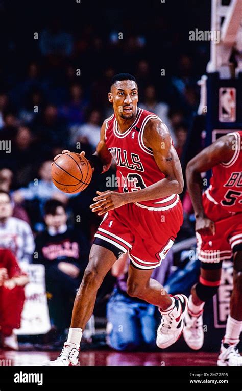 Nba Basketball Scottie Pippen Chicago Bulls Stock Photo Alamy