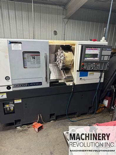 Used Okuma Genos L Cnc Lathe With Tailstock Automatic Tool