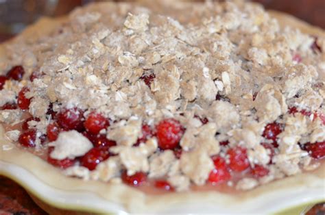 Cherry Crisp Pie Recipe Food