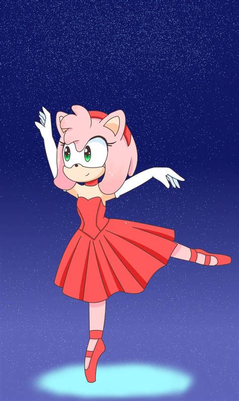 Amy Rose Ballerina By Peachyemily On Deviantart Amy Rose Anime