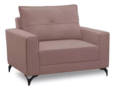 Sillón Treviso Rosê de terciopelo color rosa MercadoLibre