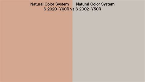 Natural Color System S 2020 Y60r Vs S 2002 Y50r Side By Side Comparison