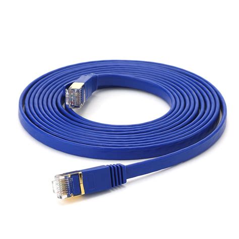 Cat 7 Ethernet Cable 32awg Oxygen Free Copper 10gbps High Speed 600mhz