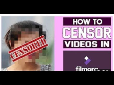 Wondershare Filmora How To Pixelate Blur Hide Personal Info Youtube