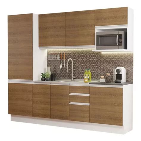 Armario Completo Para Cocina Mdf Acordes Madesa 240001 Br Color Blanco