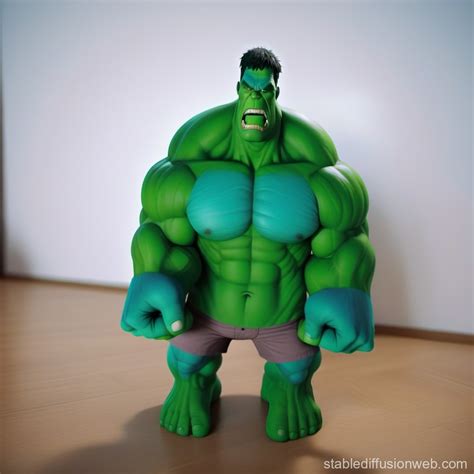 Realistic Hulk Portrait Prompts Stable Diffusion Online