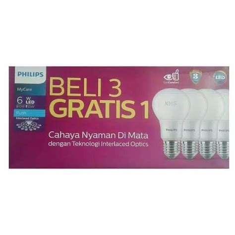 Beli Gratis Lampu Philips W Multipack Lazada Indonesia