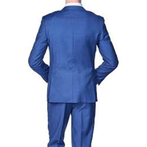 Roman Sanders | Blue suit men, Slim fit suits, Blue suit