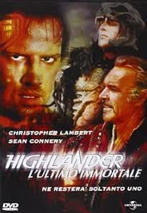 Highlander L Ultimo Immortale Italia DVD Amazon Es Sean Connery