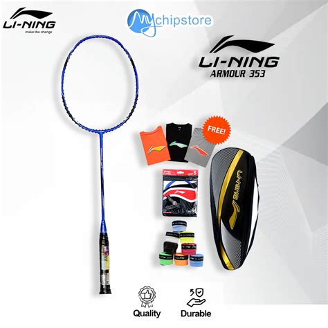 Jual Raket Bulutangkis Badminton Original Lining Armour Shopee