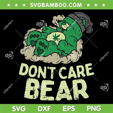 Weed Care Bear SVG