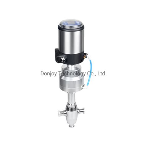 Donjoy Pneumatic Stainless Steel Shot Off Globe Valve With Control Top