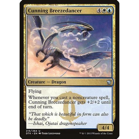 Mtg 金英語版 《狡猾な微風舞いcunning Breezedancer》★foil★ タルキール龍紀伝 Dtk Dtkenf215