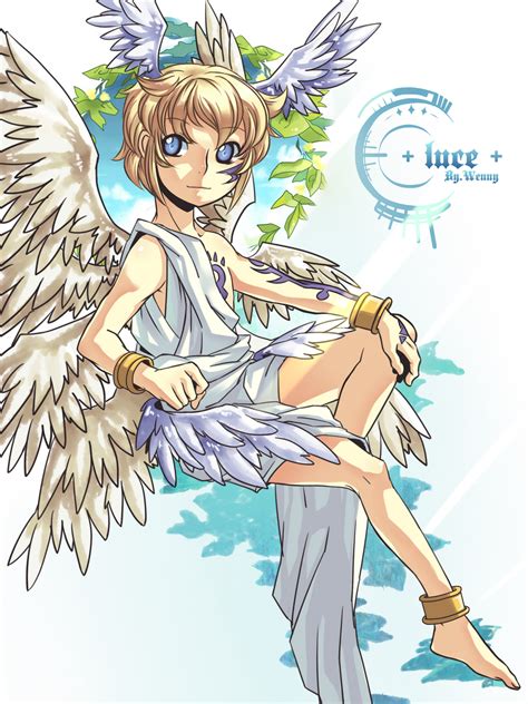 The Big Imageboard Tbib Angel Wings Blonde Hair Blue Eyes Digimon