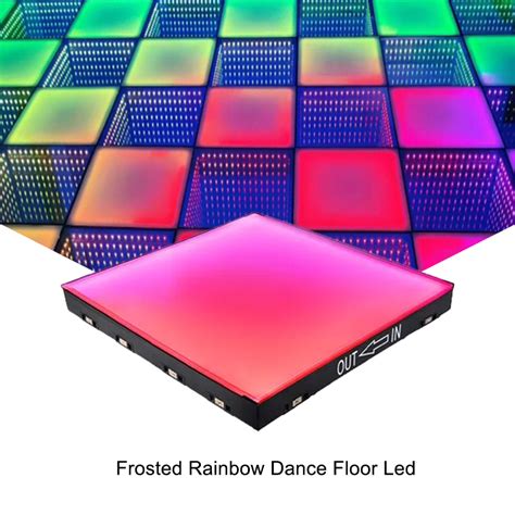 Frosted Rainbow Dance Floor Led