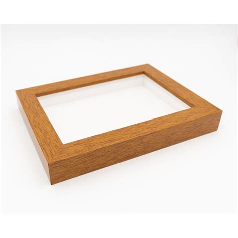 11x14 Shadowbox Gallery Wood Frames Honey Pecan Brown Deep Shadow Box