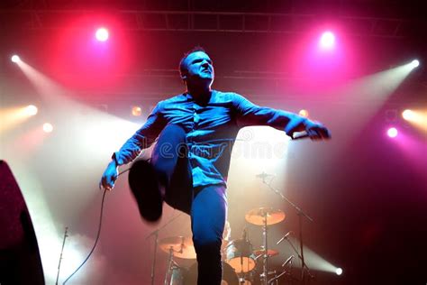 Future Islands (synthpop Electronic Dance Band) Performs at Razzmatazz Stage Editorial ...