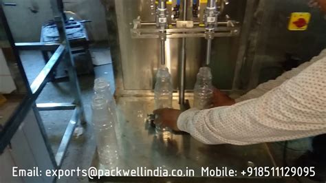 Semi Automatic Sanitizer Filling Machine For Ml To Ml Youtube