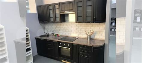 Кухня прямая черная в наличии купить в Москве с доставкой | Товары для ...