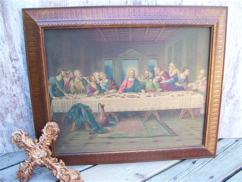 The Last Supper Brunozetti Jesus Disciples Or Jesus Purple Etsy