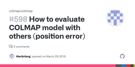 How To Evaluate COLMAP Model With Others Position Error Issue 598