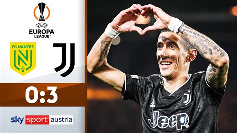 Juve Weiter Nach Di Maria Hattrick Fc Nantes Juventus Turin