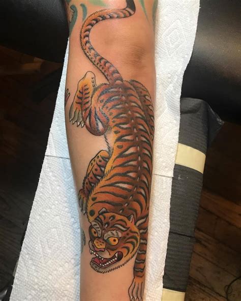 Aggregate 73 Traditional Korean Tiger Tattoo Best Vn