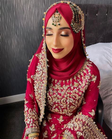 Bridal Hijab Inspiration Bridal Dress Fashion Pakistani Bridal Dresses Wedding Hijab Styles