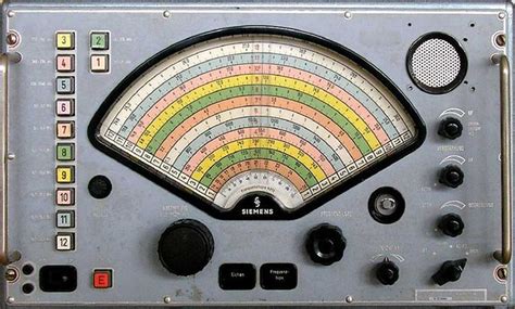 SIEMENS E566 Regenboog Ontvanger 1957 Communications Rec Flickr