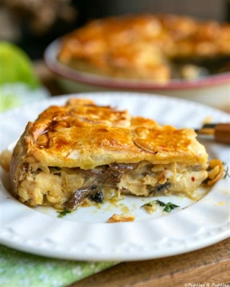 Tourte Au Poulet Et Aux Champignons Recette Facile