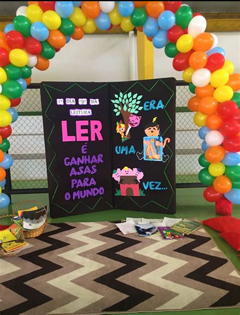 Dia D Da Leitura Exposi Es Escolares Decora O De Formatura