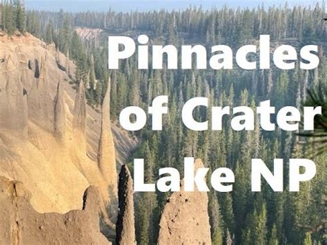 The Strange Pinnacles At Crater Lake National Park Oregon YouTube