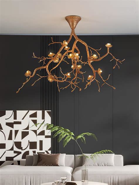 Tree Branches Flower Ceiling Lamp – Vakkerlight