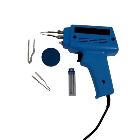 100w Electric Soldering Gun Iron Kit With 3 Tips Solder And Flux £12 99 Oypla Stocking The