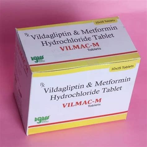 Vildagliptin Metformin Hydrochloride Tablets At Rs 240 Box Pharmaceutical Tablets In