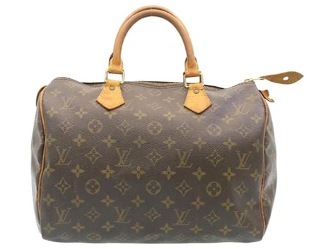 Speedy Louis Vuitton Schnell 30 Mehrfarben Leder Leinwand Ref 536053