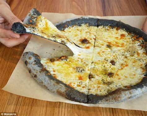 Italian Joints Are Selling Charcoal Pizza With Black Crust Daily Mail