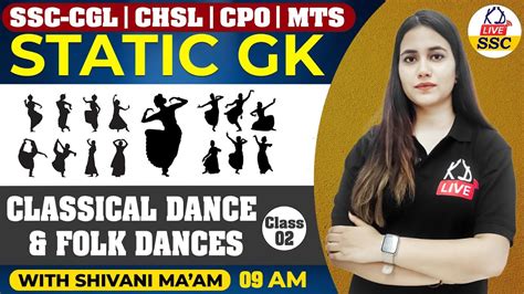 STATIC GK Classical Folk Dance Of India For SSC CGL CHSL CPO