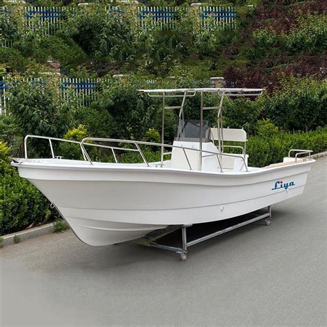 Liya 6 6m FRP Panga Boats 22FT Offshore Fishing Ship With Outboard