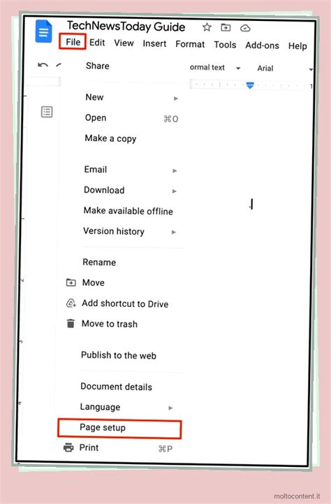 Come Cambiare Il Colore Della Pagina In Google Docs Molto Conent