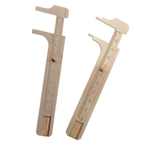 Mini Brass Sliding Gauge Vernier Caliper Measure Measurement Tool Mm