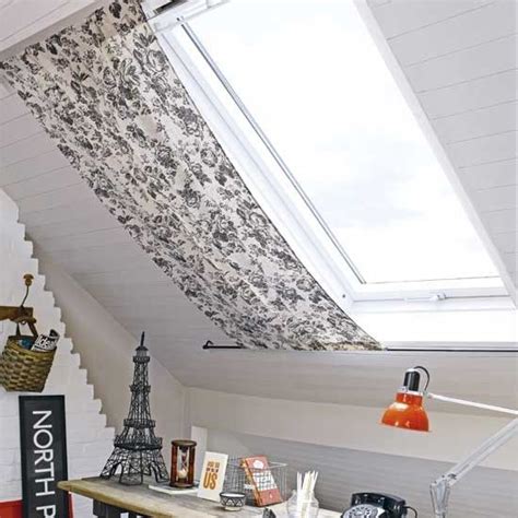 Home Office With Roof Blind Skylight Shade Loft Room Skylight Window