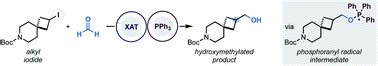 Radical Hydroxymethylation Of Alkyl Iodides Using Formaldehyde As A C