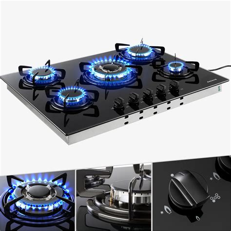 Gas Hob Glas Ceramic 5 Zones 4252023100656 Cooking Hob