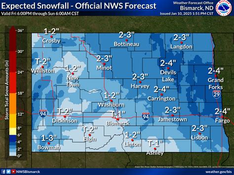 North Dakota Winter Weather Briefing Page