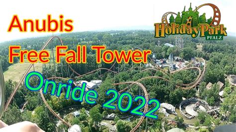 Anubis Free Fall Tower Holiday Park Onride Youtube