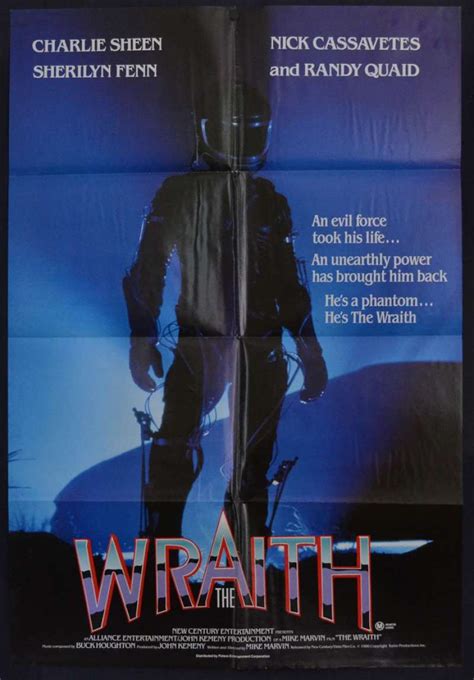 All About Movies - The Wraith 1986 One Sheet movie poster Charlie Sheen ...