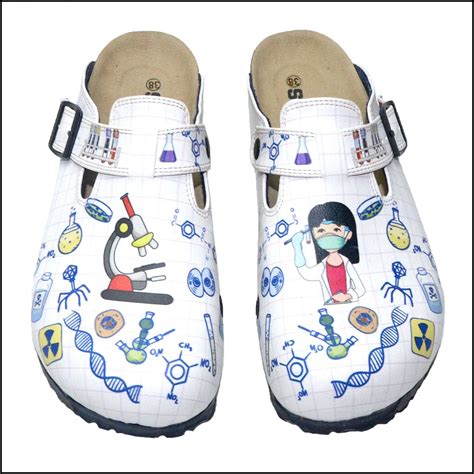 Laborant Researcher Chemist Themed Comfortable Women's Clogs ...