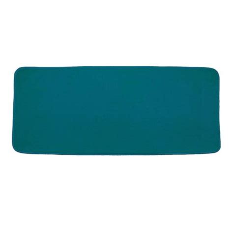 Tapis De Bain Microfibre Vitamine 50x120cm Bleu Canard